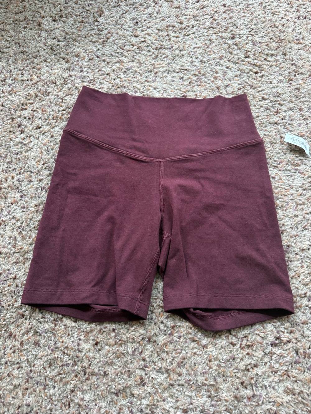 Old Navy High-Waist Burgundy Bike Shorts
